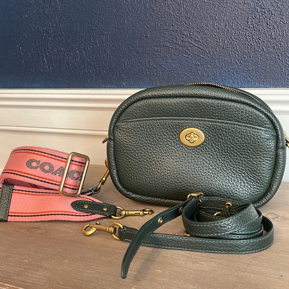 Coach Crossbody Camera Bag w/ 2 Straps